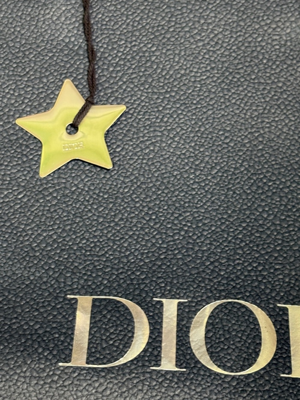 Dior 2pcs Dior 🌟 Star Charm w/ Navy Blue GIFT Paper Bag/Size W 15.5”X 18”H - Picture 9 of 10